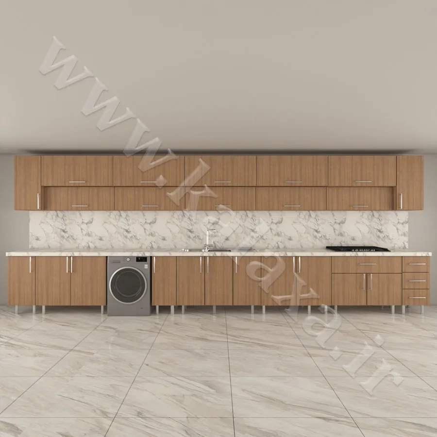 کابینت پله ای تکرنگ 6 متری آماده