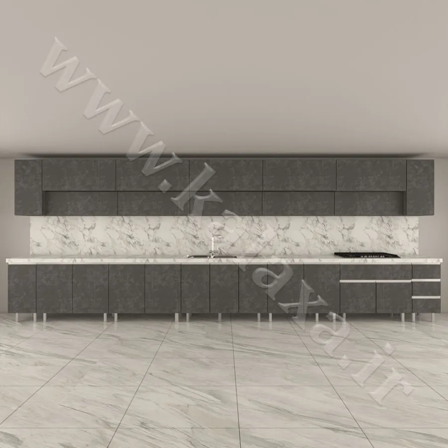 کابینت پله ای آماده نئوپان ۶ متری دستگیره مخفی — تصویر 11