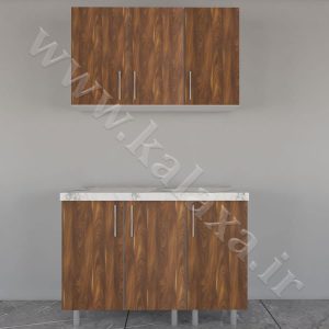 طراحی و ساخت کابینت پیش ساخته 150 سانتی متری برای فضاهای کوچک
