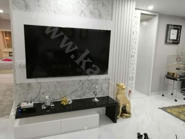 طرح تی وی وال ساده