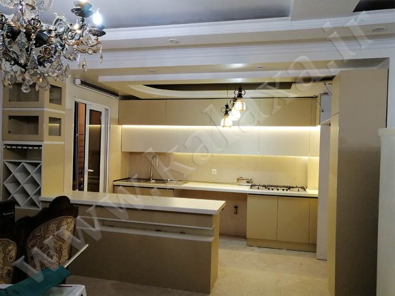 کابینت آشپزخانه پلکانی ام دی اف