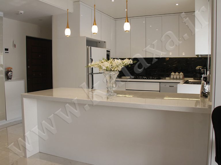 کابینت هایگلاس با طراحی سه بعدی و خدمات و سریع