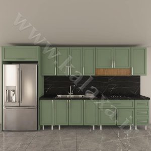 کابینت آماده وکیوم با طراحی نئوکلاسیک