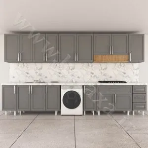 کابینت آماده وکیوم برای دکوراسیون نئوکلاسیک