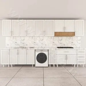 کابینت آماده وکیوم با روکش مقاوم در برابر خط و خش