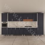 کابینت آماده ممبران نئوکلاسیک 4/2 متری+کابینت فر (درب ساده) — تصویر 6