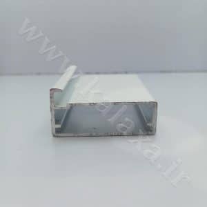 پروفیل درب شیشه ای کابینت و کمد لبه کوتاه بی دستگیره