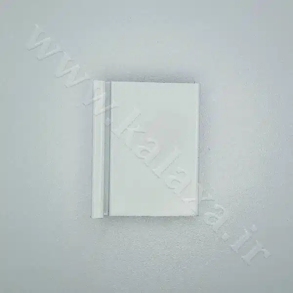 پروفیل درب شیشه ای آلومینیوم لبه کوتاه سفید براق (5)