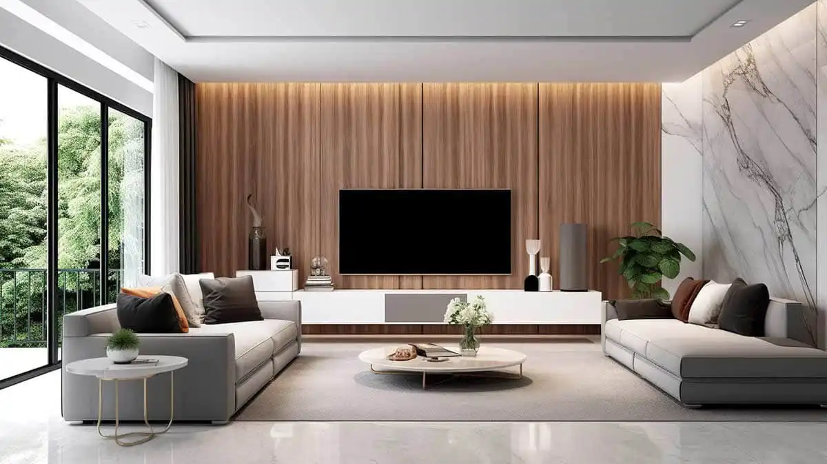 طراحی و اجرای تی وی وال ساده و شیک قیمت جدیدترین مدل های TV Wall طراحی تی وی وال ساده شیک, تی وی وال TV Wall