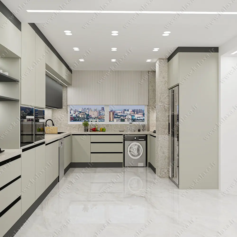 مدل رویایی از کابینت های گلاس مات