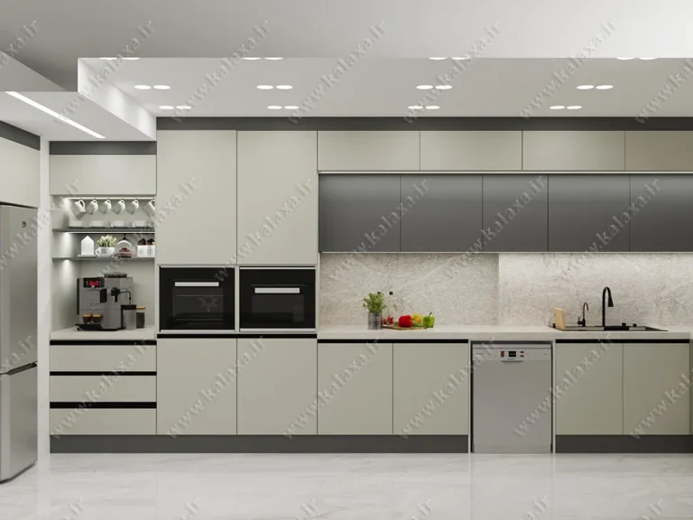 نمونه کار اجرا شده کابینت هایگلاس سوپر مات