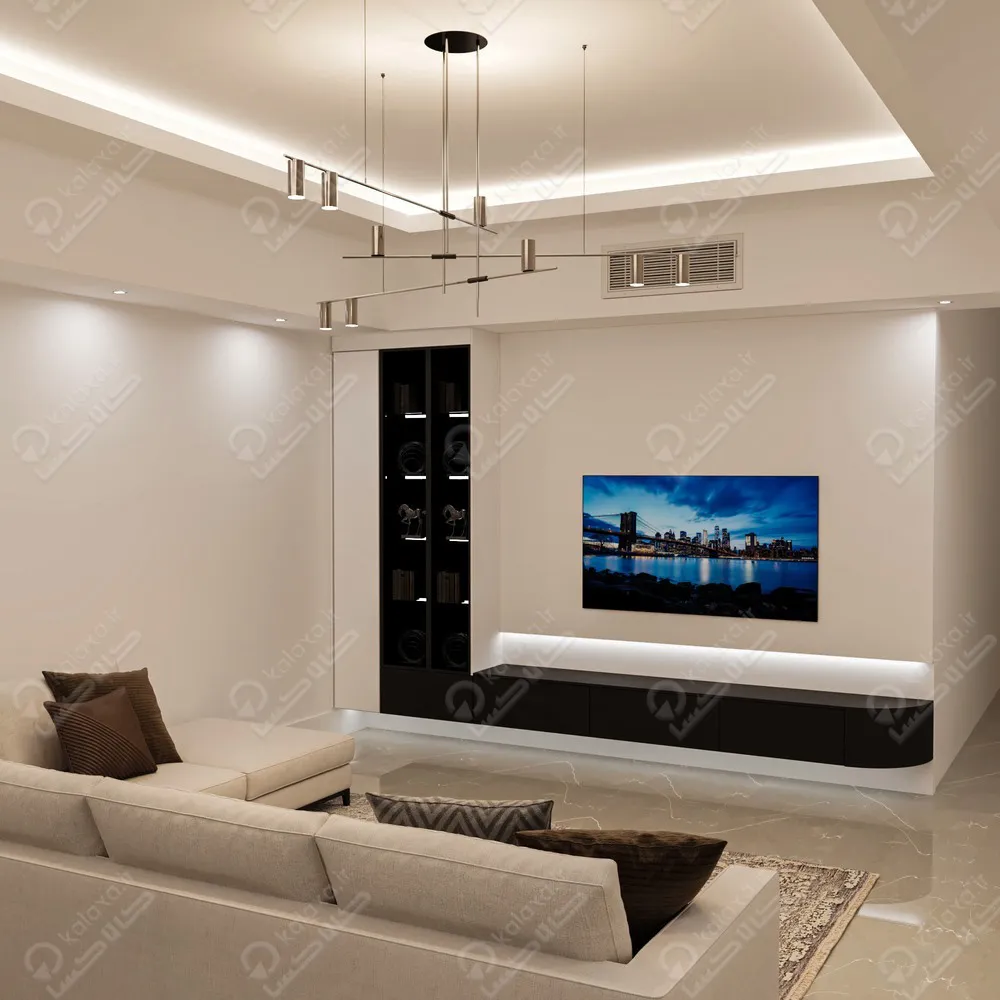 اجرای تی وی وال جدید با نورپردازی حرفه‌ای
