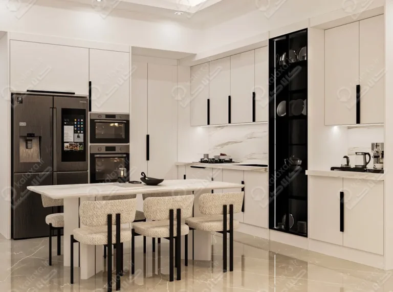 طراحی و اجرای کابینت آشپزخانه با متریال مرغوب