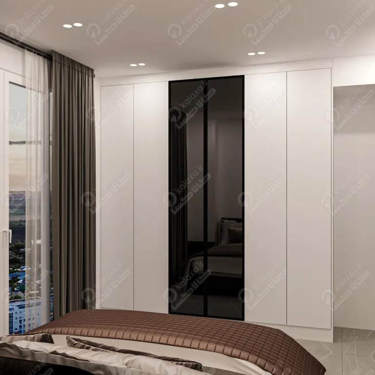 طراحی داخل کمد دیواری با درب دکوفیکس