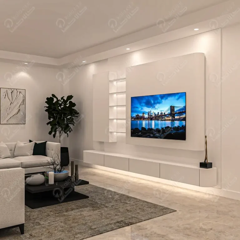 اجرای سریع و زیبای تی وی وال مدرن