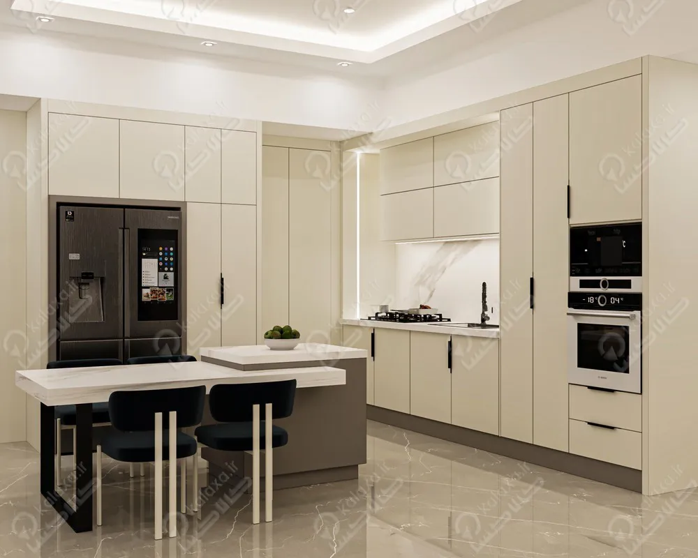 جدیدترین کابینت آشپزخانه با طراحی خاص مدل کابینت آشپزخانه کوچک ایرانی جدید با طراحی مدرن