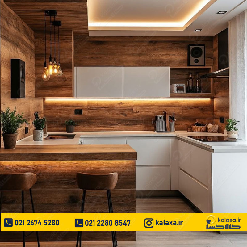 کابینت آشپزخانه ملامین مدرن و شیک