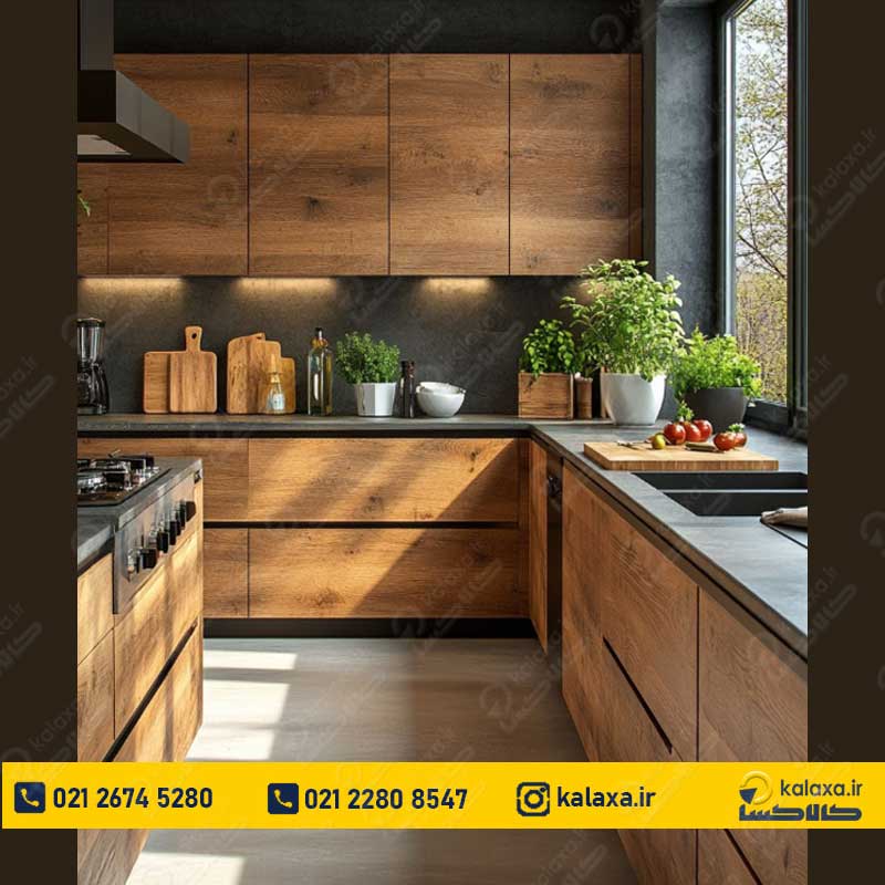 کابینت ام دی اف طوسی چوبی