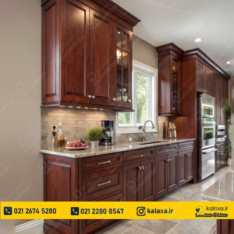 کابینت ممبران کلاسیک قهوه ای