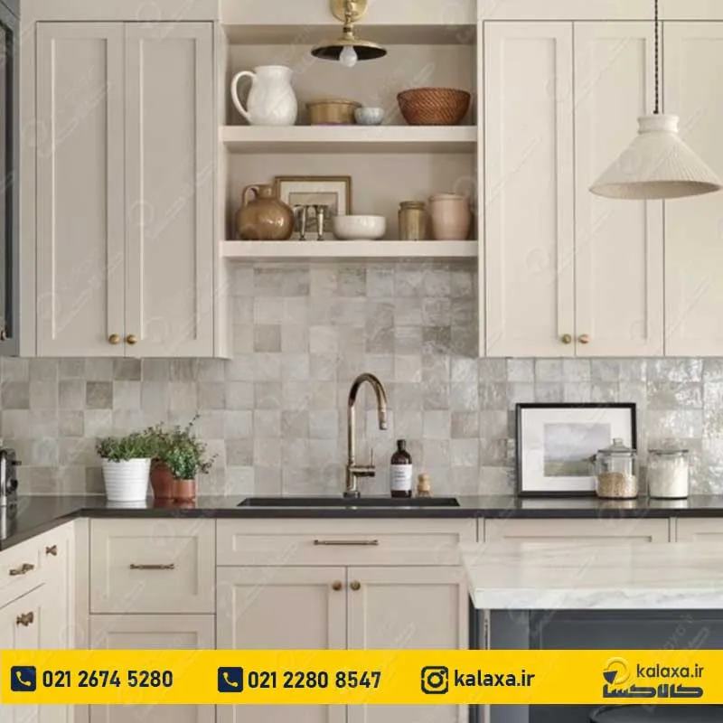 کابینت پلی اورتان کرمی