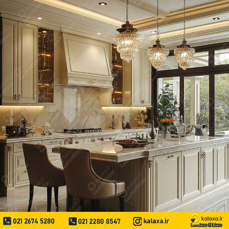 جدیدترین مدل کابینت آشپزخانه کلاسیک و مدرن 