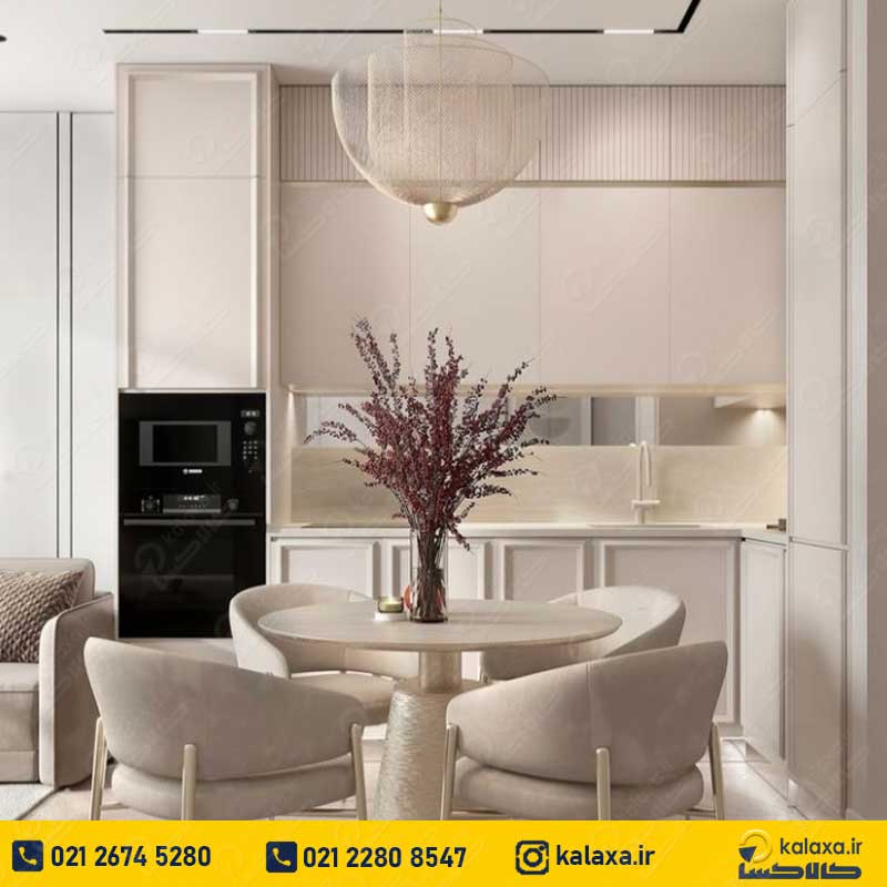 جدیدترین مدل و رنگ کابینت نئوکلاسیک